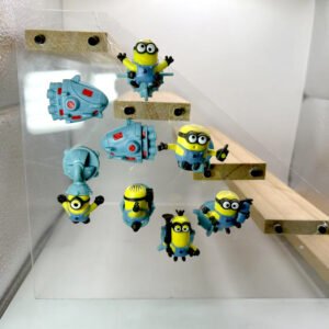 KINDER JOY EGG TOYS 2024 DESPICABLE ME 4 Minions in Space Fridge Magnets