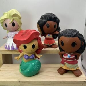 Disney Ooshies 4-Inch Vinyl Figures – Ariel, Moana & Elsa Collectible Toys