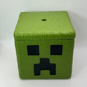 HTF Minecraft Movie Creeper Drink Cup Tumbler Cinemark Regal Popcorn!No Straw