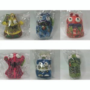 Trash Pack Soft Plush Toys – Green Fish, Blue Fly, Mouldy Milk & Gorbage Monsters