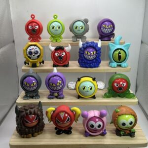 Freak Marbles Collectible Toy Figure Loose Open Bag Used Rare Series (Marble Design Sent Randomly)