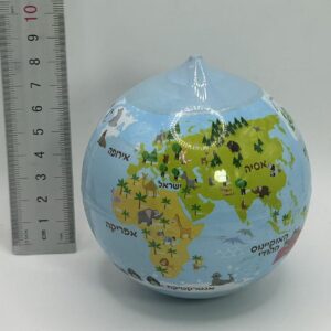 "Save The Animals" Globe Adventure Kit - Cultural Learning Toy with Animal Figures & World Map