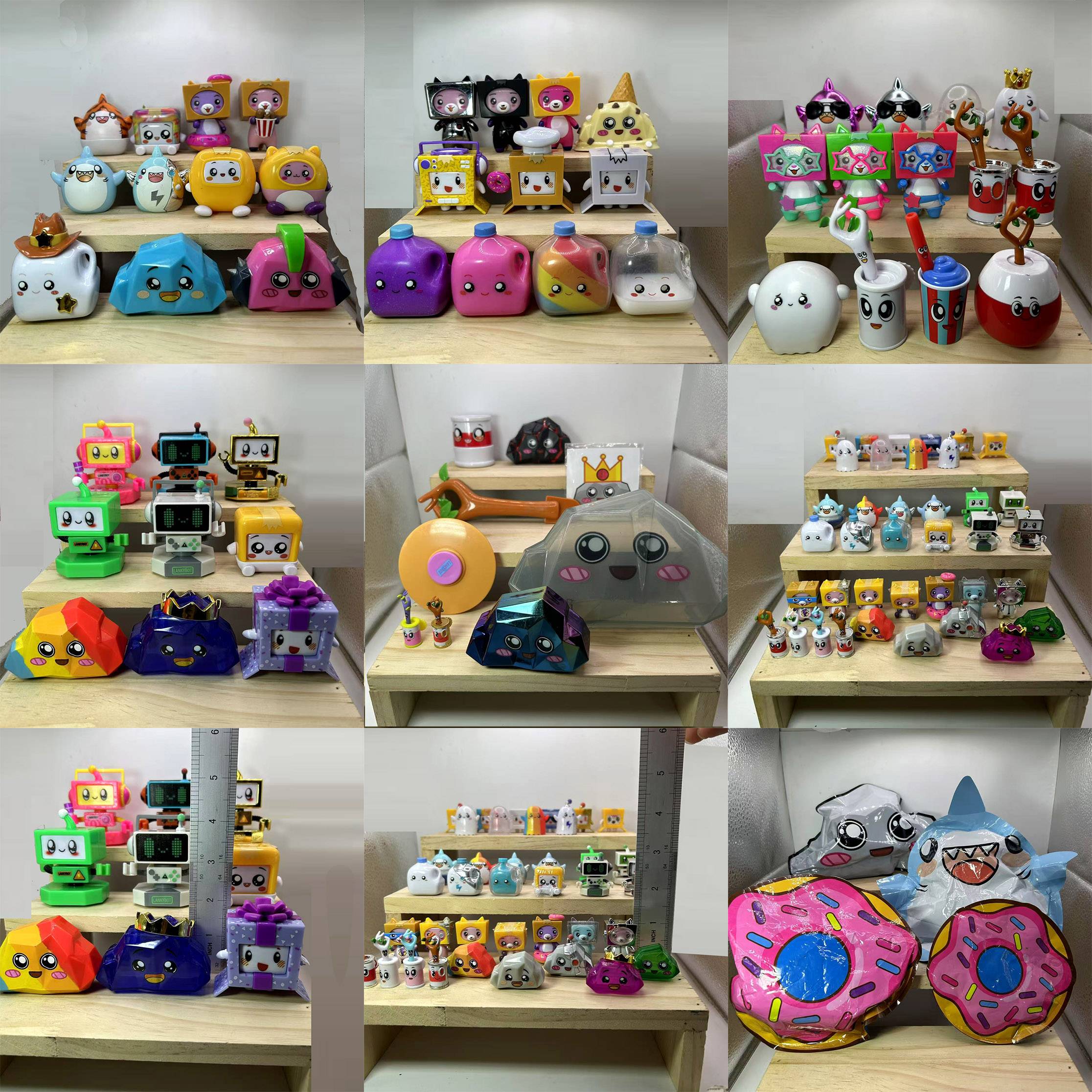 3.99-2-Lankybox Micro Mystery Baby Tiger THICC Shark-Rare LankyBox Collectible Mini Figures - Mystery Box Toys for Kids & Fans - Lankybox Micro Mystery Baby Tiger THICC Shark-Rare