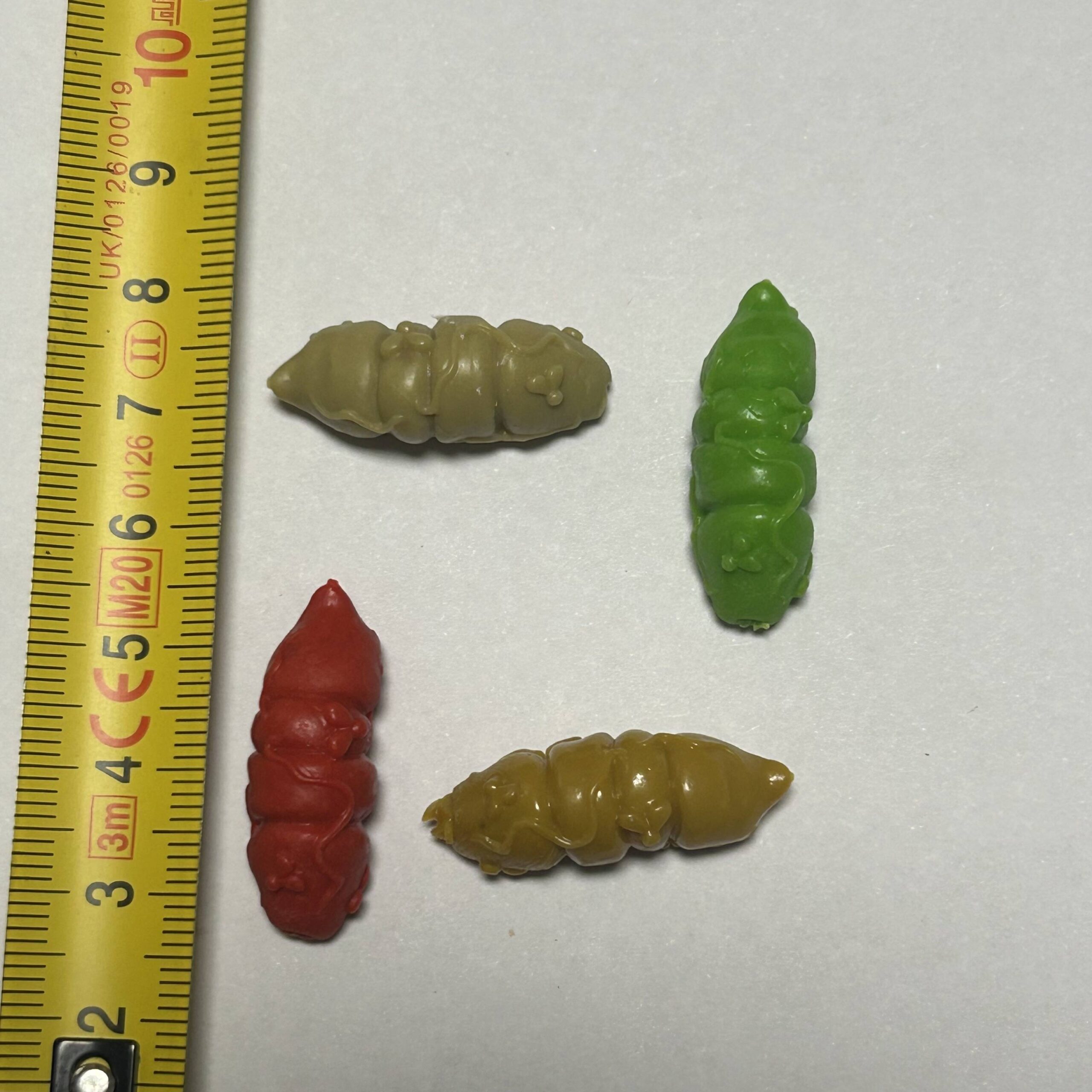 Maggot Splat - Mustard Yellow-2 Authentic Trash Pack Splats Accessories - Individual Replacement Pieces - Moose Toys