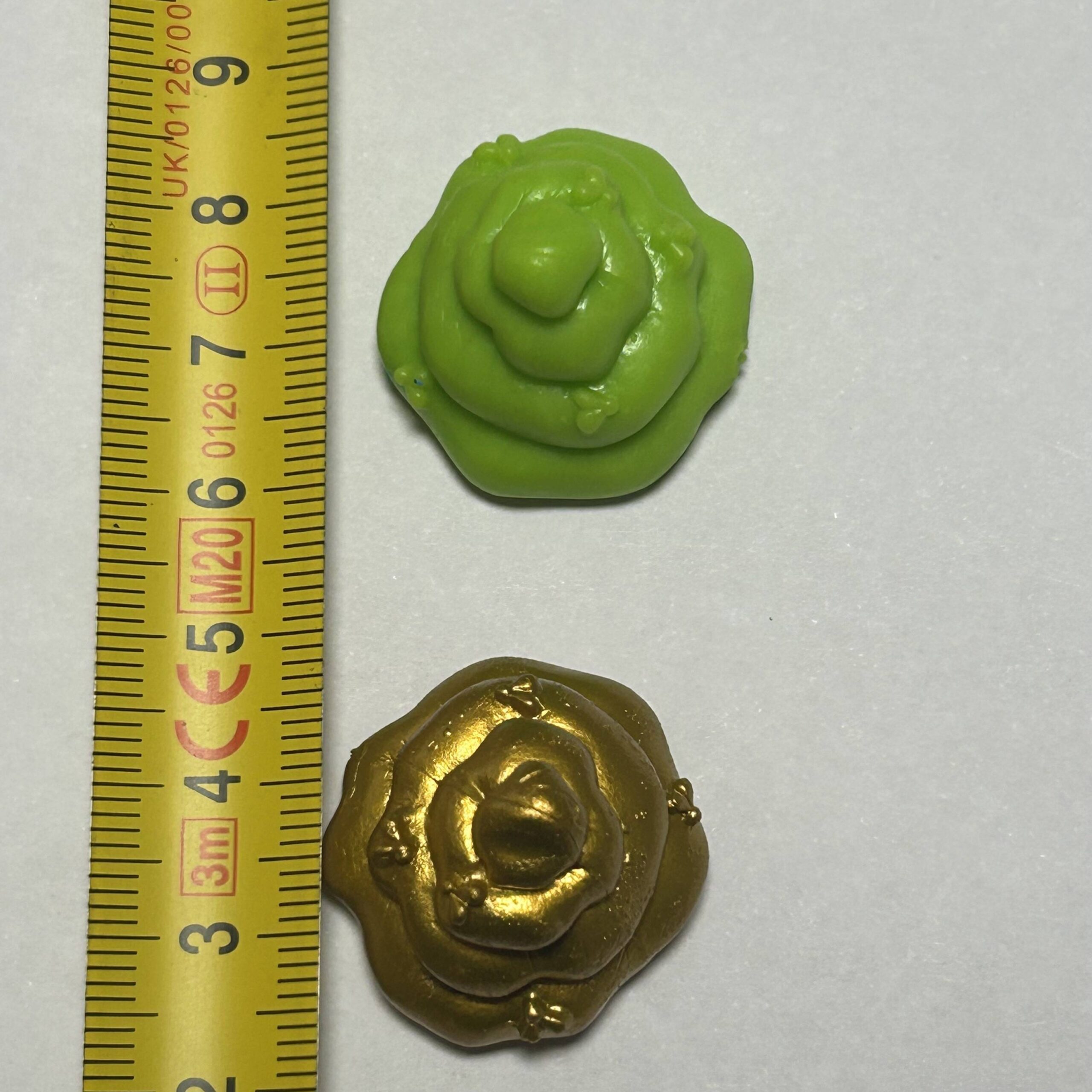Poo Splat -Big- Gold Rare-3 Authentic Trash Pack Splats Accessories - Individual Replacement Pieces - Moose Toys